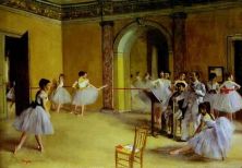 Haga click para ver la imagen ampliada ballet rehearsal on the set.jpg